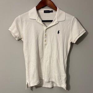 Polo by Ralph Lauren Cream Short Sleeve Polo Shirt